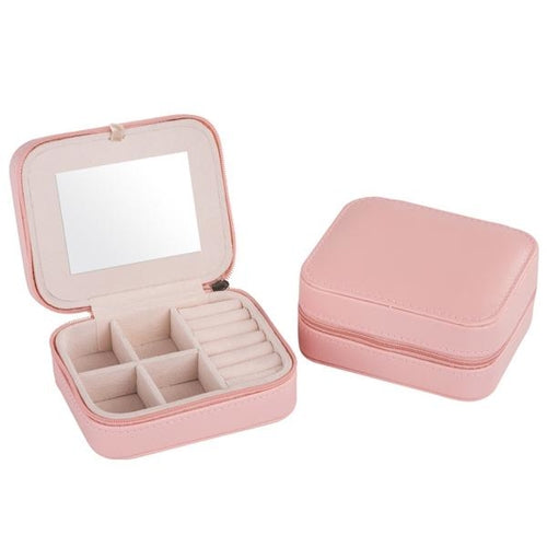 Portable Travel-Sized Jewelry Box