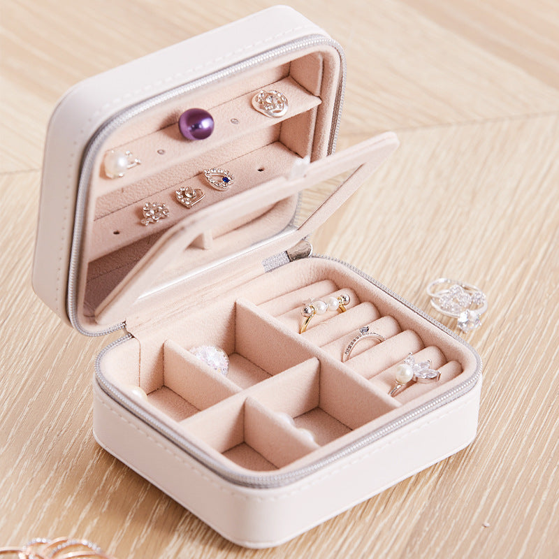 Portable Travel-Sized Jewelry Box