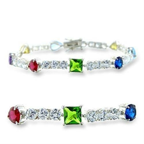 Diamond Tennis Bracelet - Varied Gemstomes