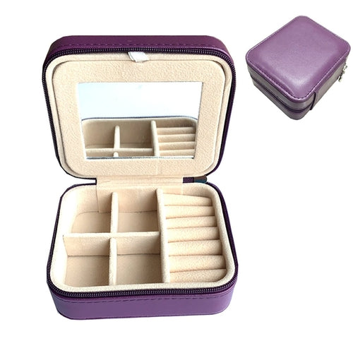 Portable Travel-Sized Jewelry Box