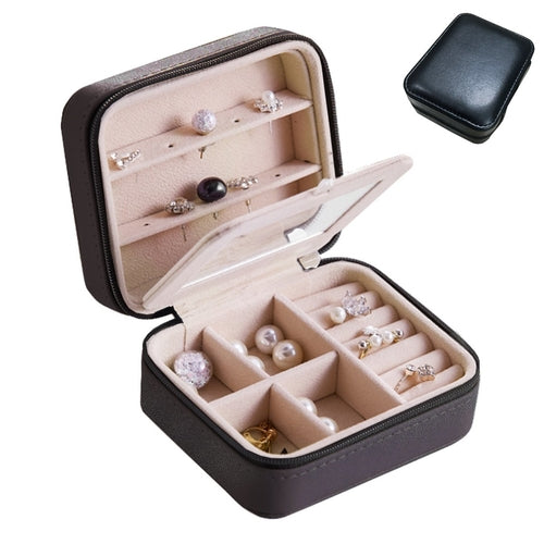 Portable Travel-Sized Jewelry Box