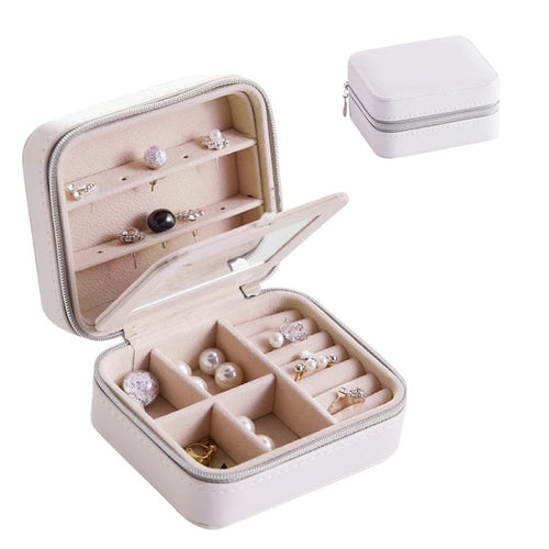 Portable Travel-Sized Jewelry Box