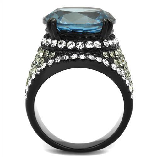 Women Stainless Steel Cubic Zirconia Rings TK2555