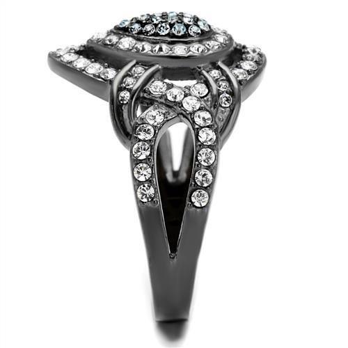 Intricate Diamond-Set Black Ring