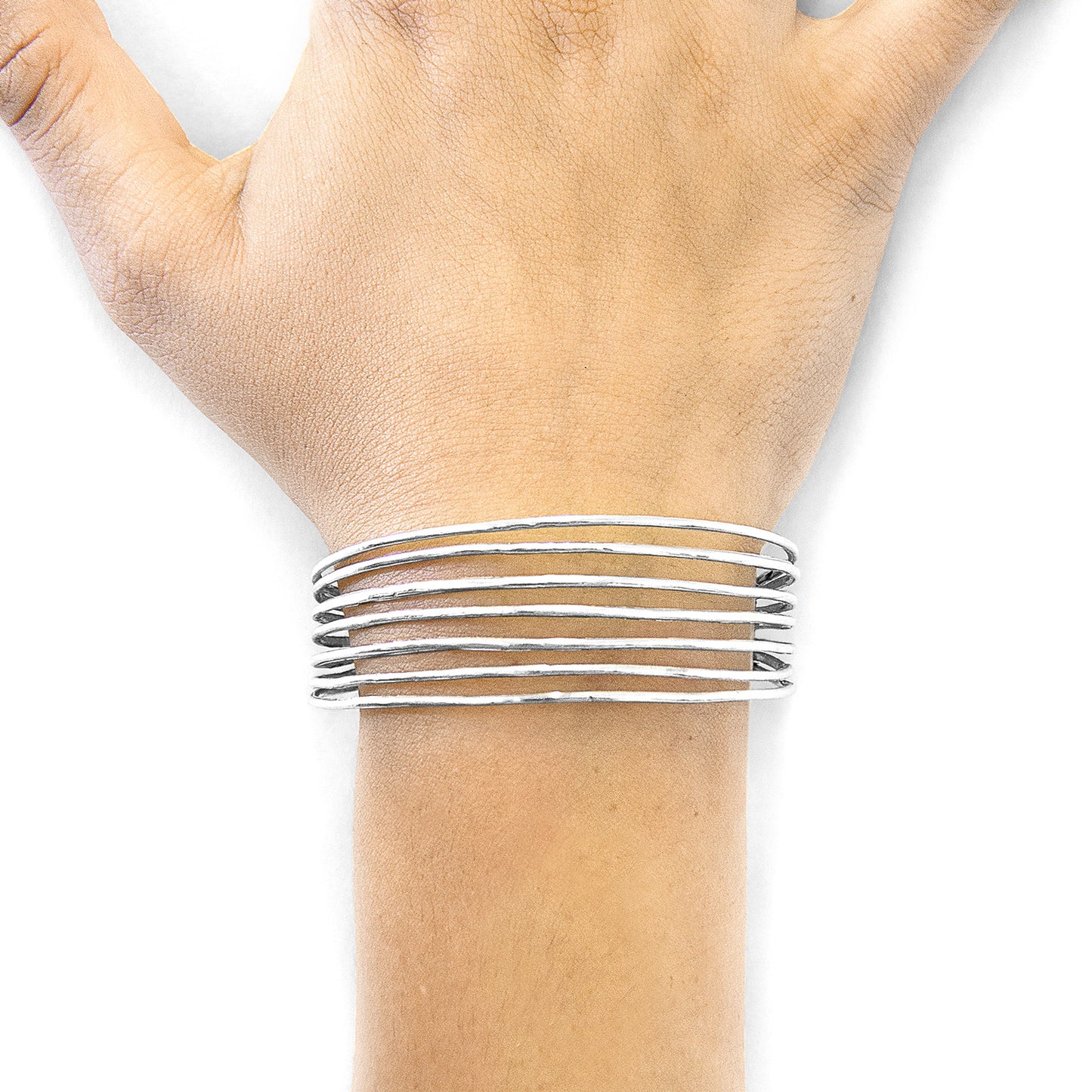 Silver Midi Surf Bangle